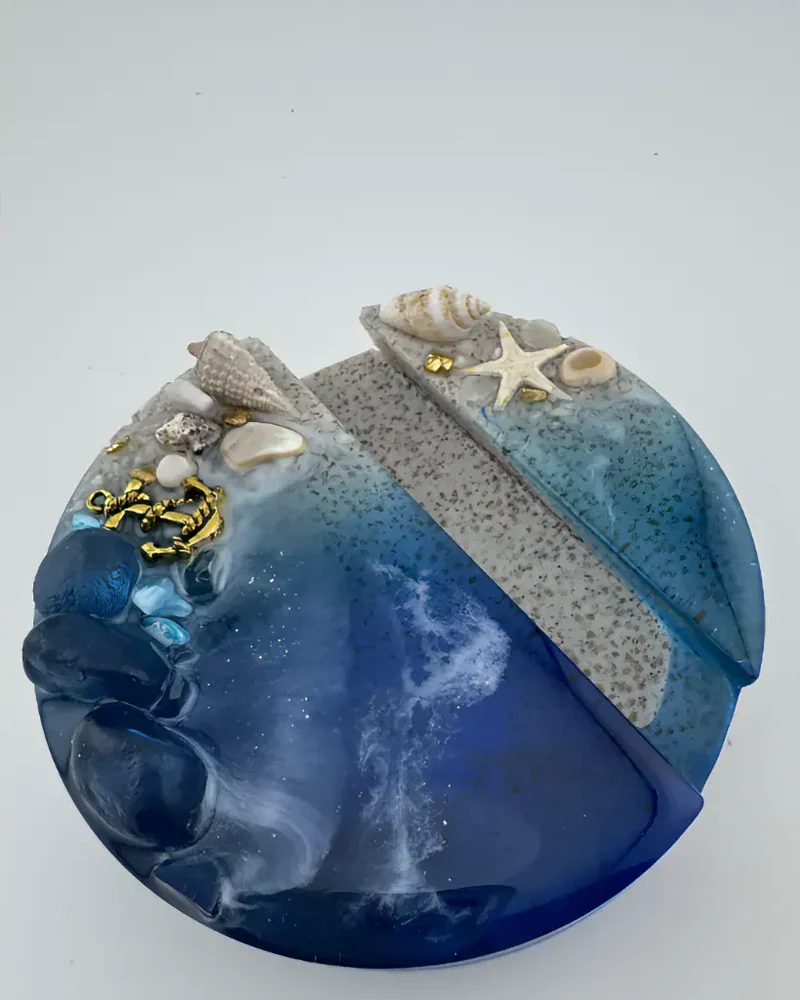 Подставка для смартфона с морским декором, синяя — Основное исполнение