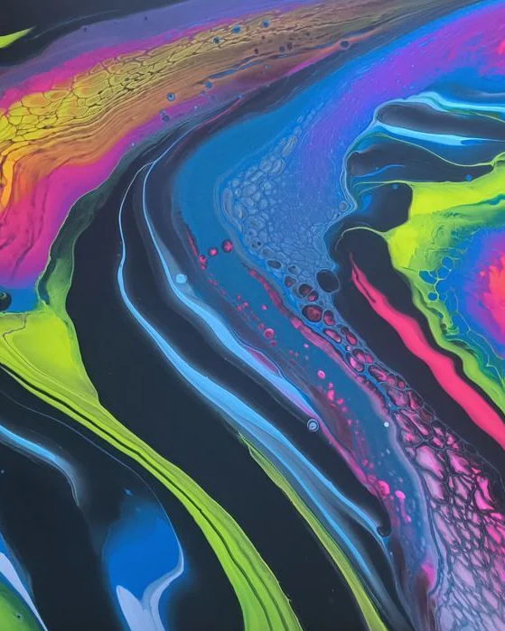 Картина жидким акрилом (fluid art) 40х60 см