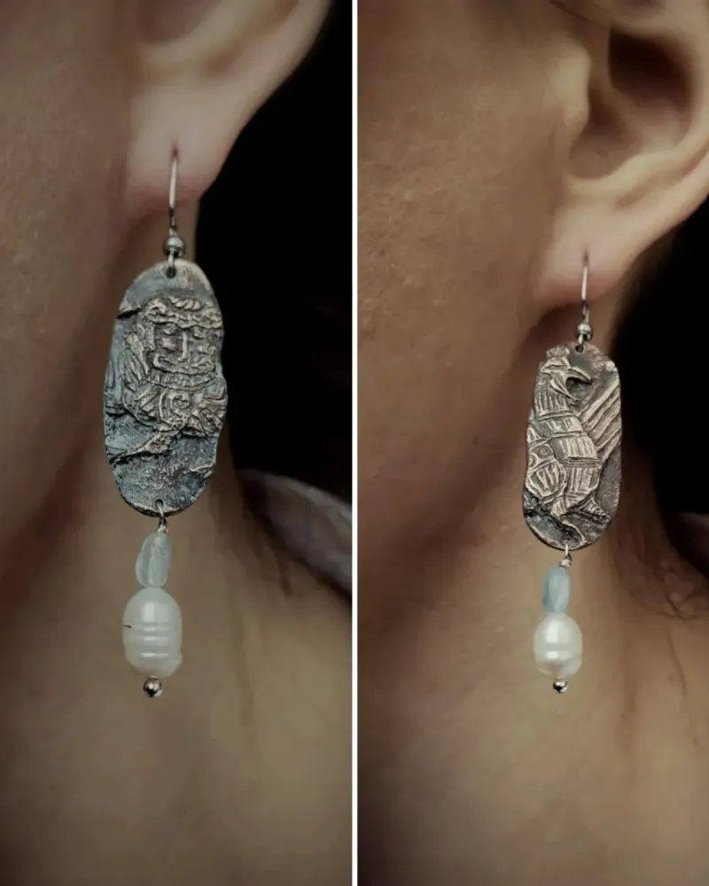 Серьги «Львы-Грифоны» — Основной