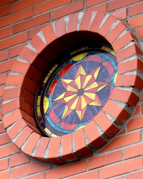 Окно — Чердак — Витраж — мультиколор — Основной