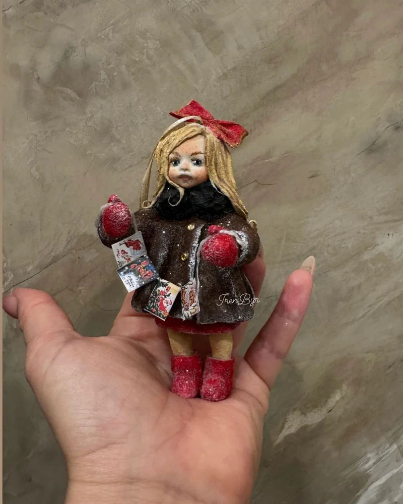 Елочная игрушка ручной работы