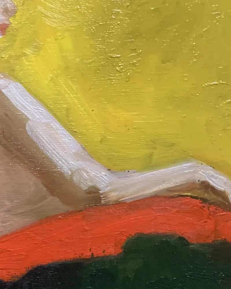 Женский портрет. Картина маслом 20×20 см — 20×20 см