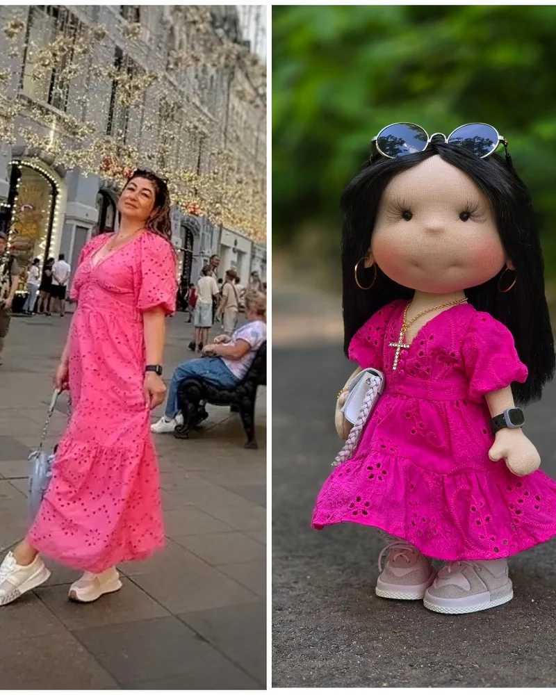 кукла по фотографии — кукла текстильная