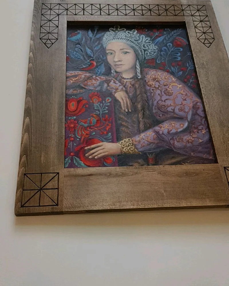 Картина маслом Русская красавица