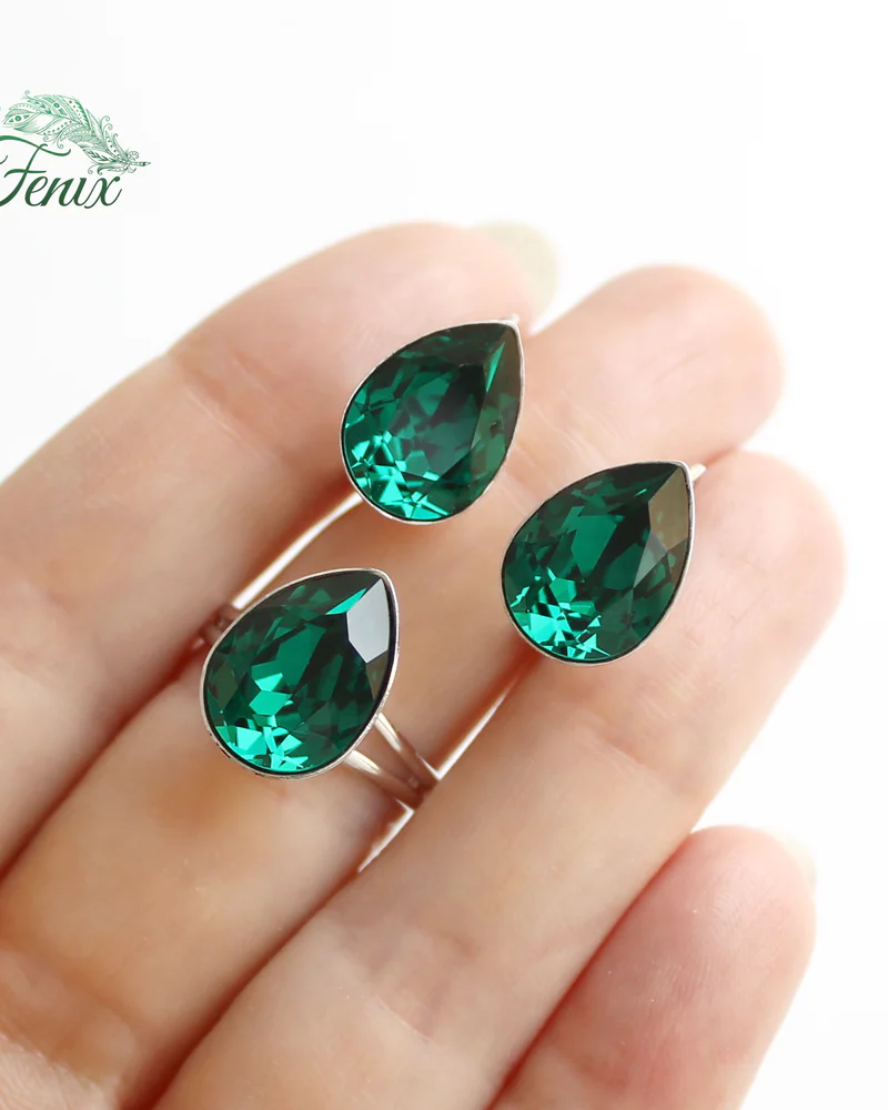Комплект "Emerald" Swarovski
