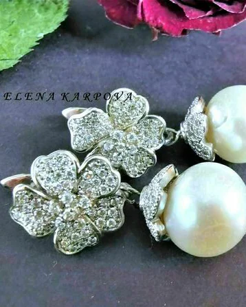 Серьги с жемчугом Эдисон — Серьги из жемчуга