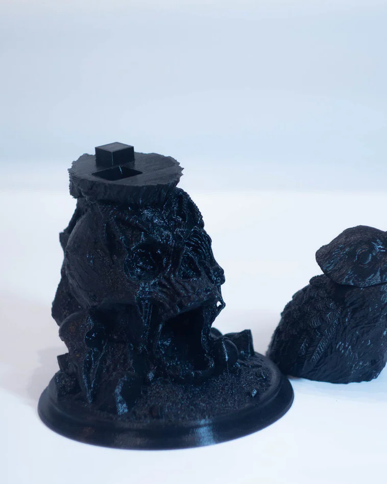 Дайстауэр "Ворон на черепе", Dice Tower для настольных игр
