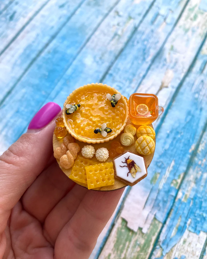 Кукольная Миниатюра «Медовый тарт»