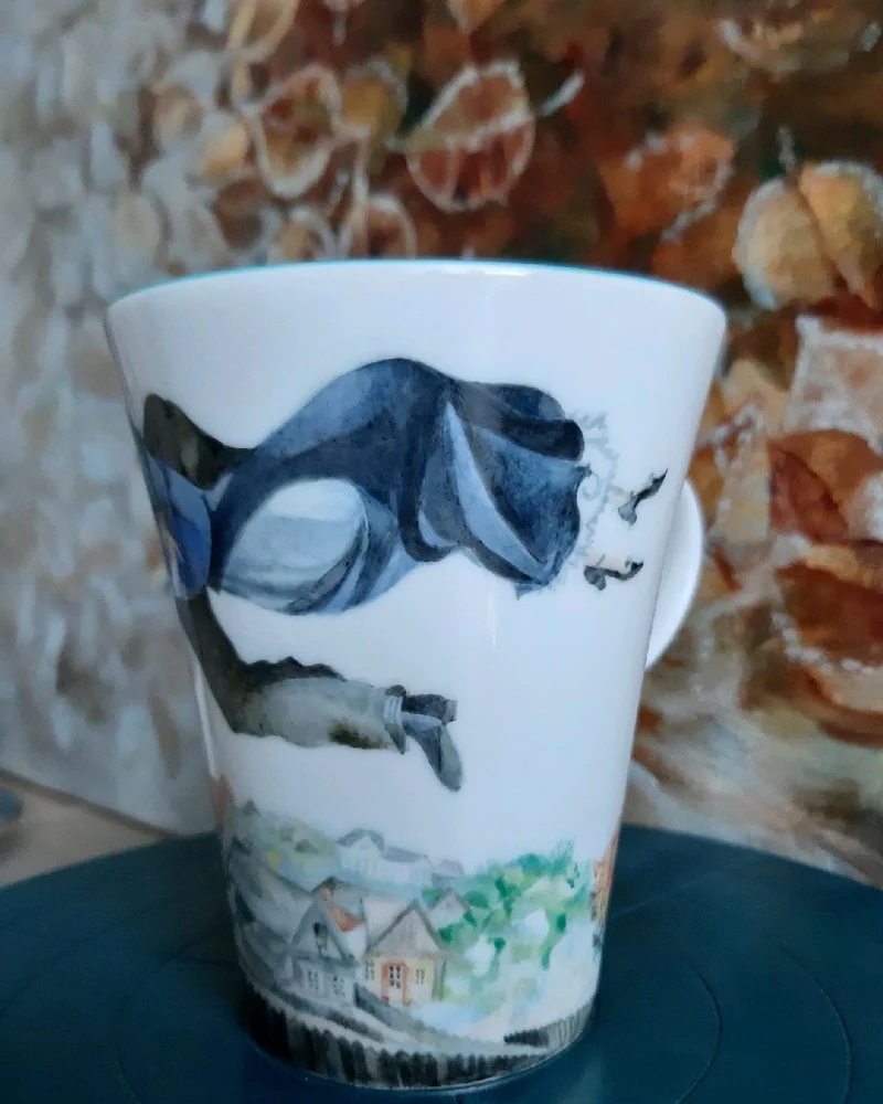 Кружка Над городом М.Шагал