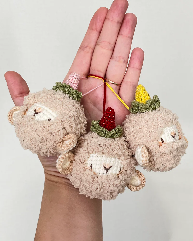 Ёлочная игрушка Овечка, новогодний подарок