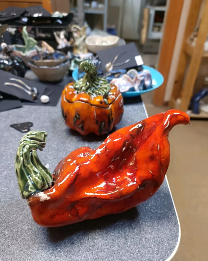 Печёные перчики