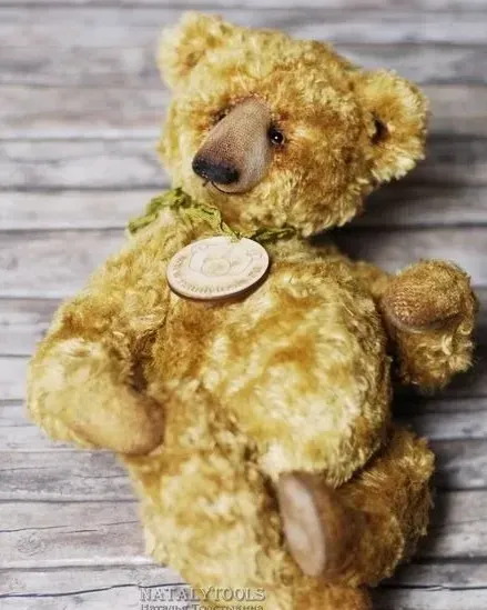 Мишка тедди Golden Fell, золотой — Мишка тедди Golden Fell, золотой