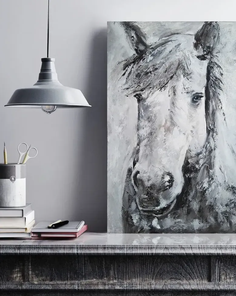 Портрет лошади. Картина маслом 50×70 см — 50×70 см