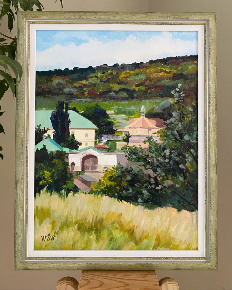 Интерьерная Картина маслом. Пейзаж. 35×45 см — Оригинал