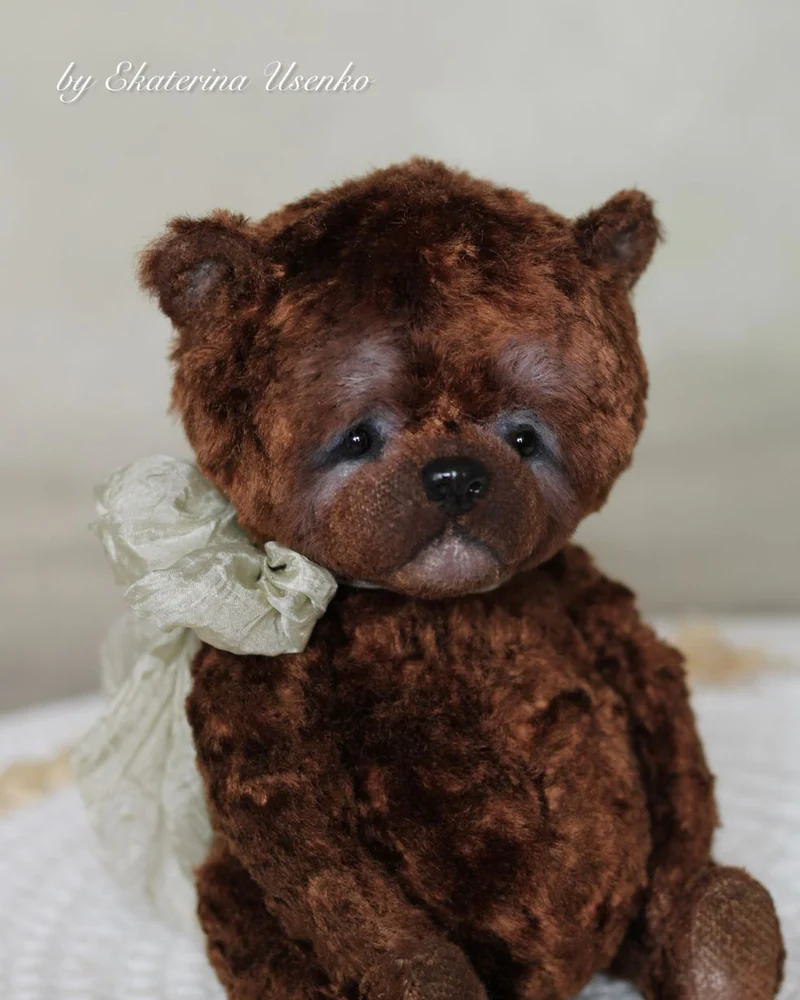 Мишка Тедди, коричневый — Коричневый