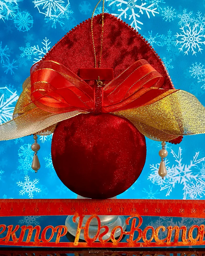 Ёлочная игрушка из коллекции Кокошники "Княжна"