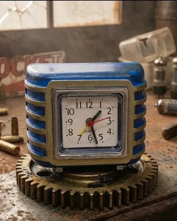 Будильник в стиле Fallout, синий — Синий