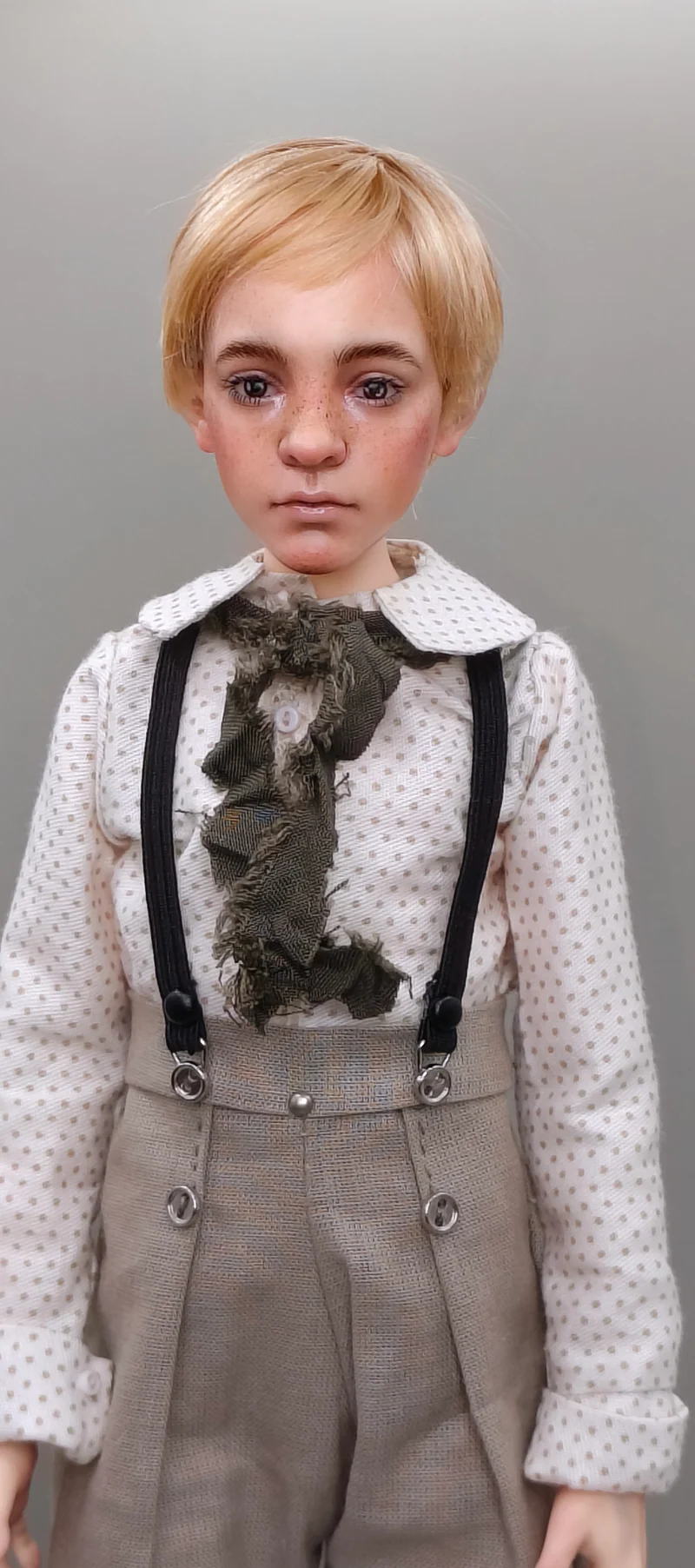 Толя - авторская шарнирная BJD кукла