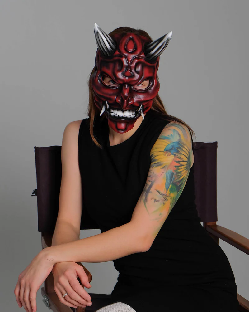 Японская маска демона Они (Oni japan mask)