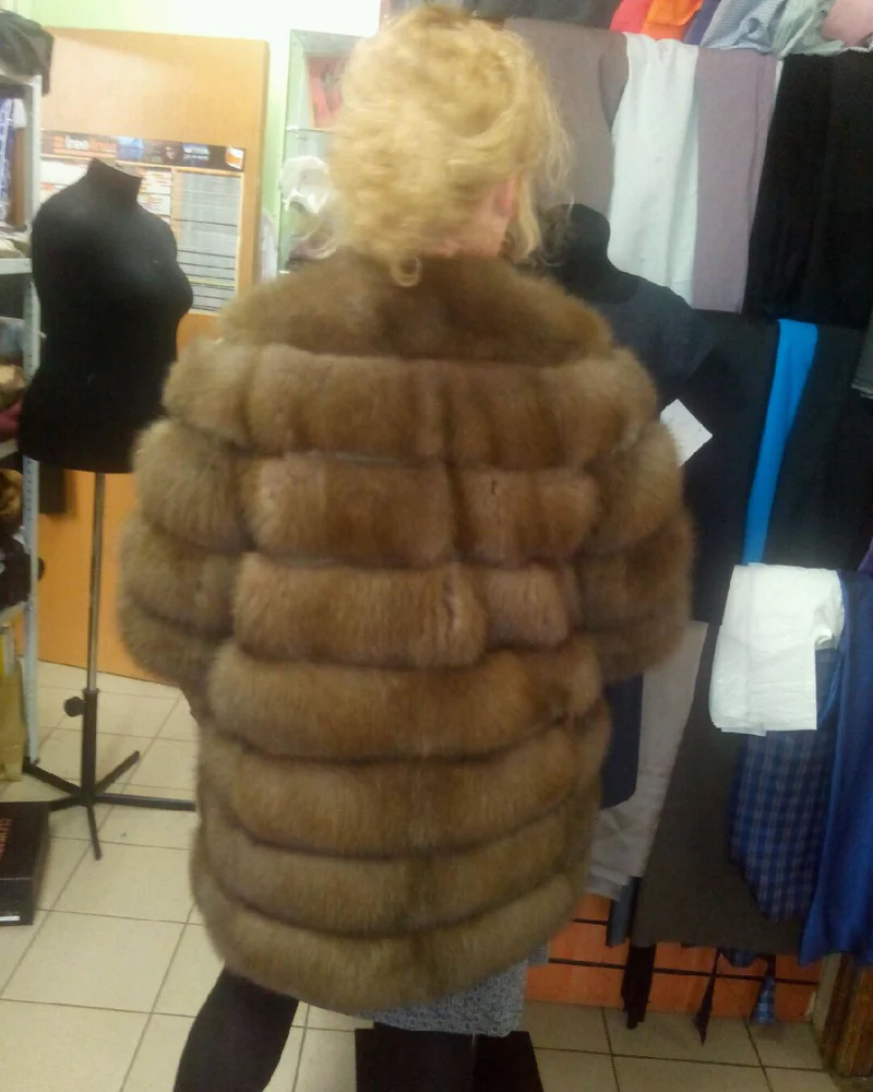 Шуба из куницы