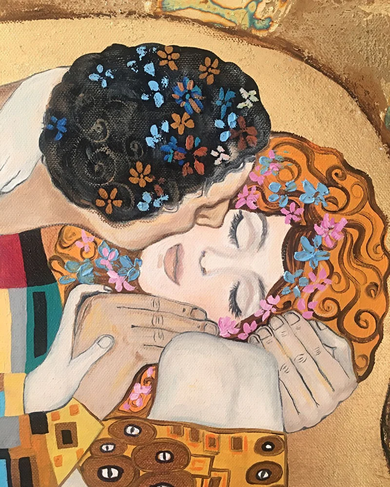 Копия «Поцелуй» Густава Климта, 60×80 см