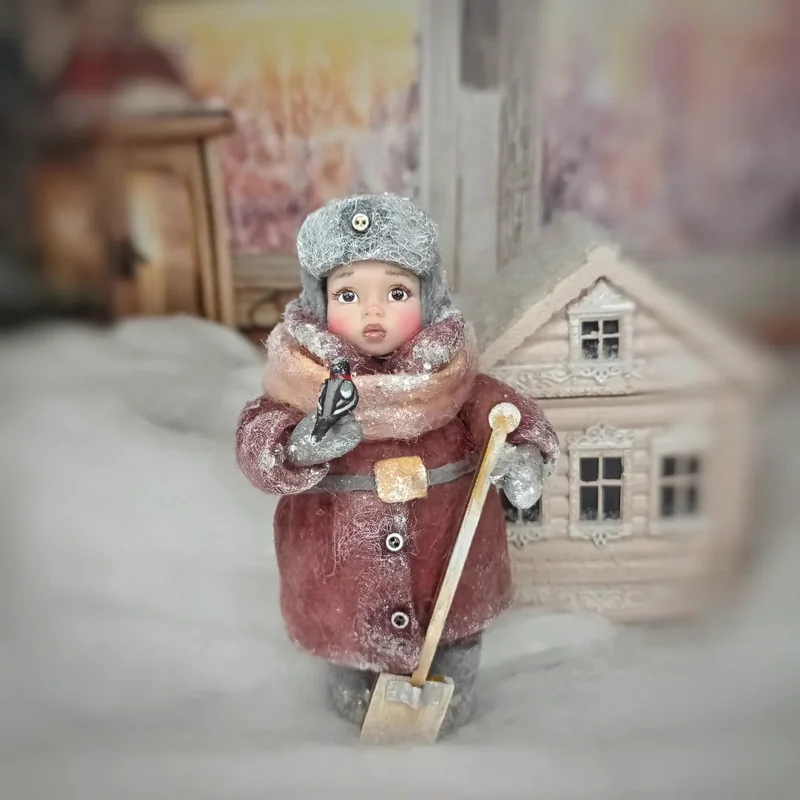 Ватная игрушка "Снегирёв"