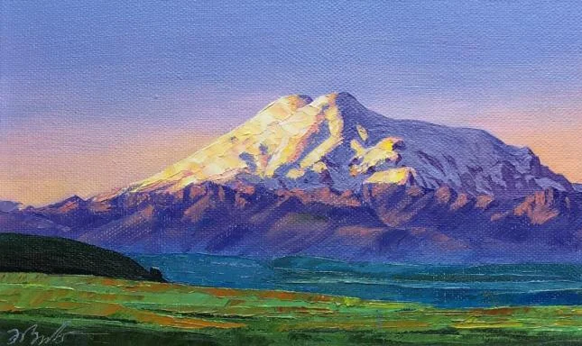 Эльбрус на рассвете