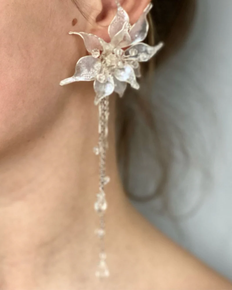 Серьги «Серебряные фантазии»