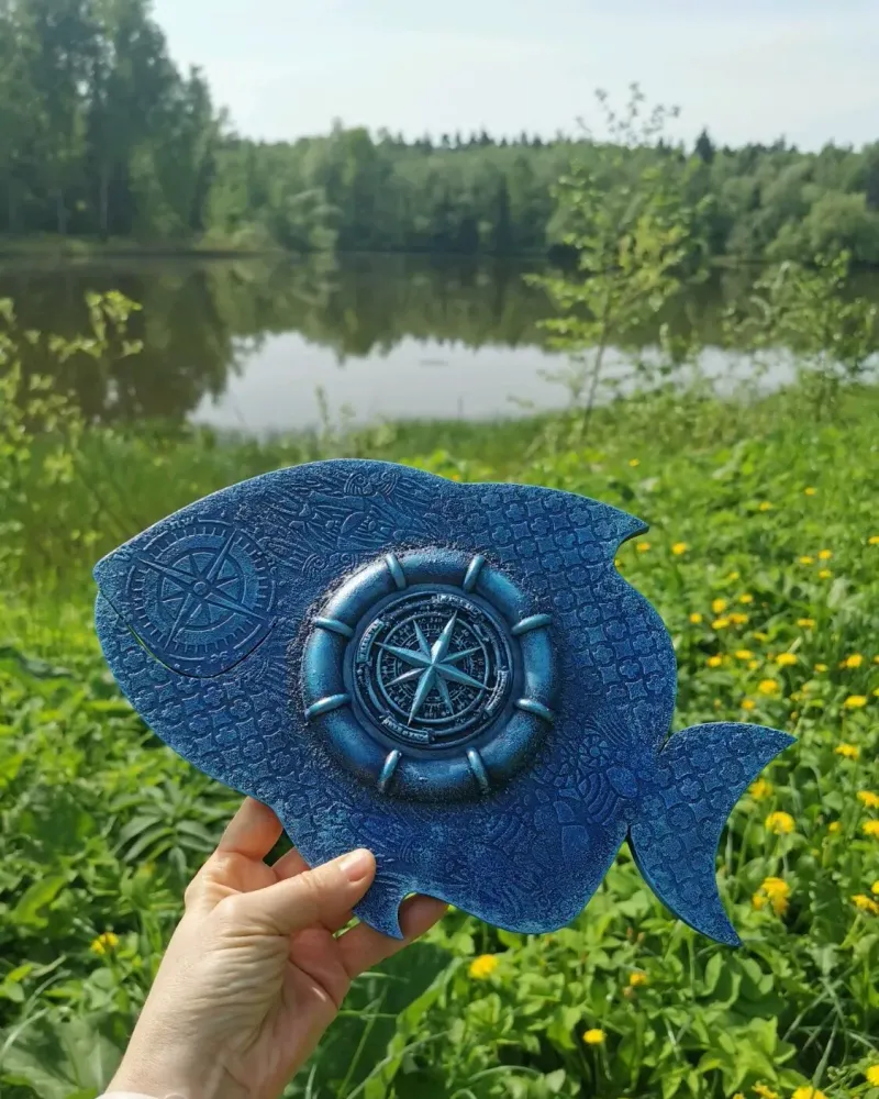 Панно «Рыбка лампрологус»