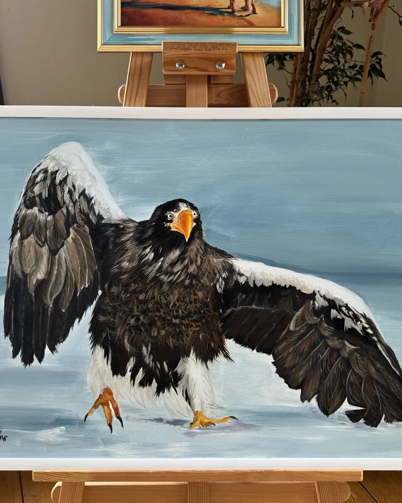 Интерьерная Картина маслом «Танцуют,- все!)» 83×64 см — Оригинал