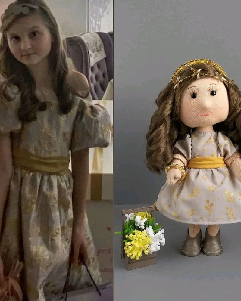 Кукла для девочки, портретная кукла по фото, кукла ручной работы — Основной