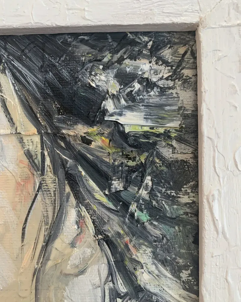 Девушка. Картина маслом 30×30 см — 30×30 см