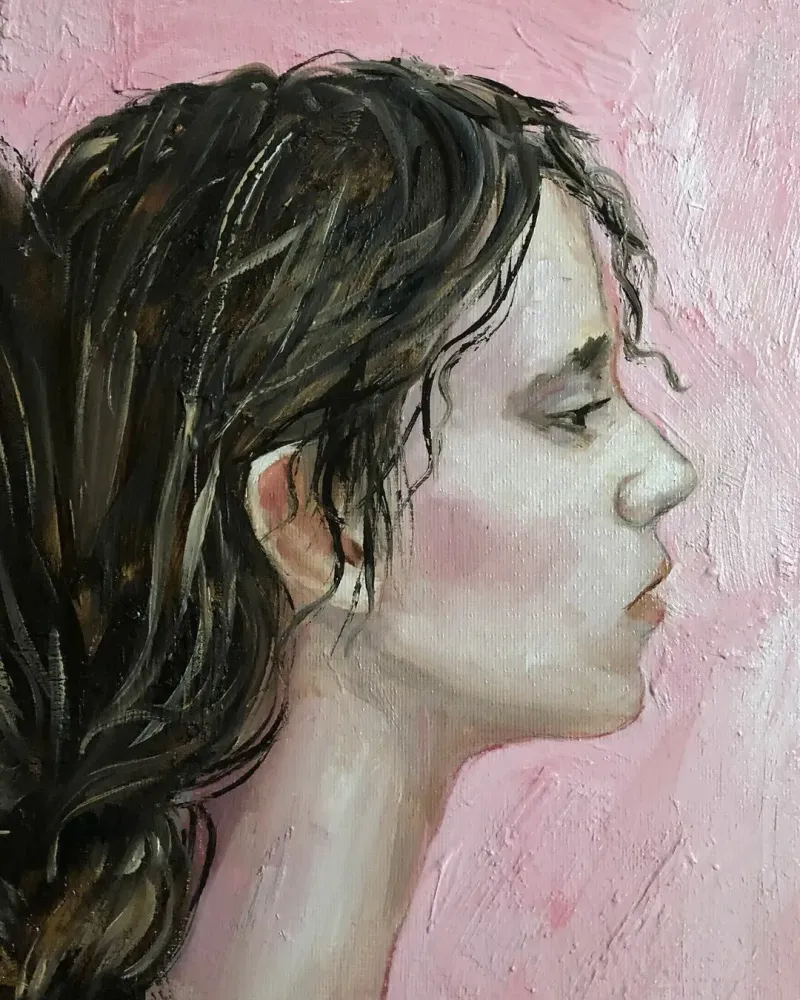 Сёстры. Картина маслом 40×60 см — 40×60 см