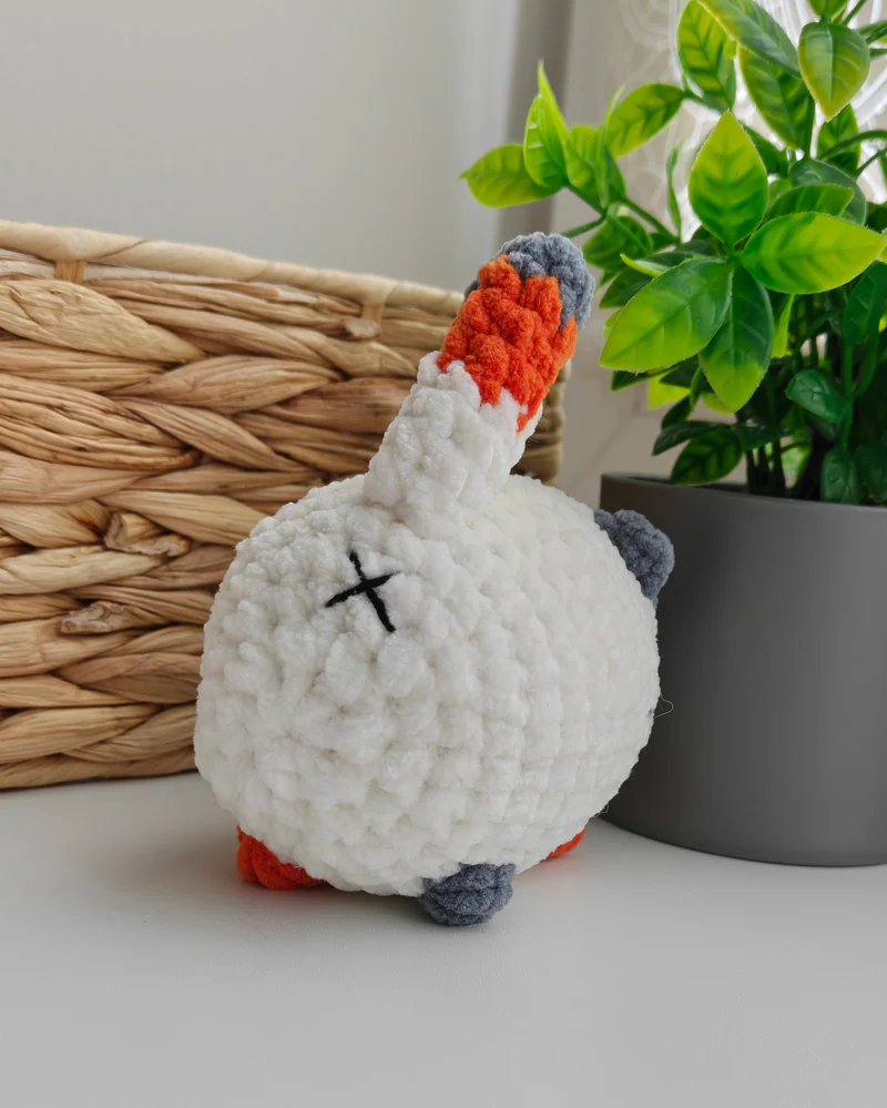 Коты буханки из плюшевой пряжи — Трехцветный