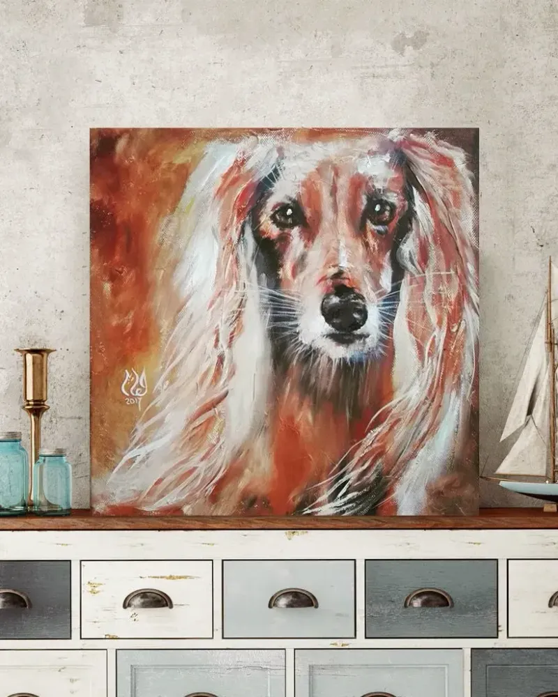 Подруга. Картина маслом 30×30 см — 30×30 см