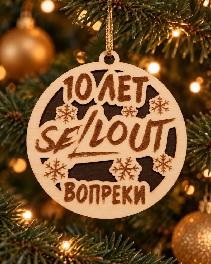 Елочное украшение с вашим дизайном