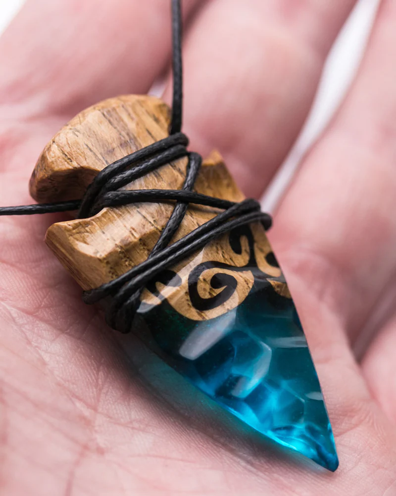 Кулон из дерева Наконечник стрелы Pattern Arrowhead — Основной вариант