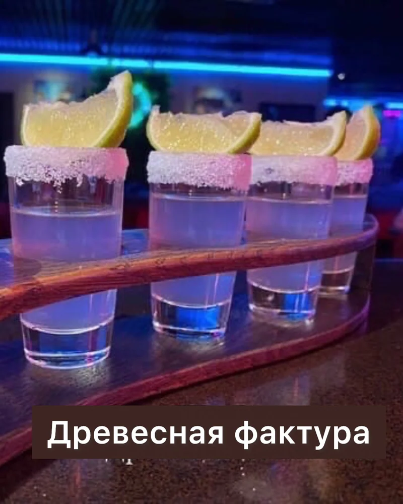 Шотница с изгибом. (6 шотов). Дуб.