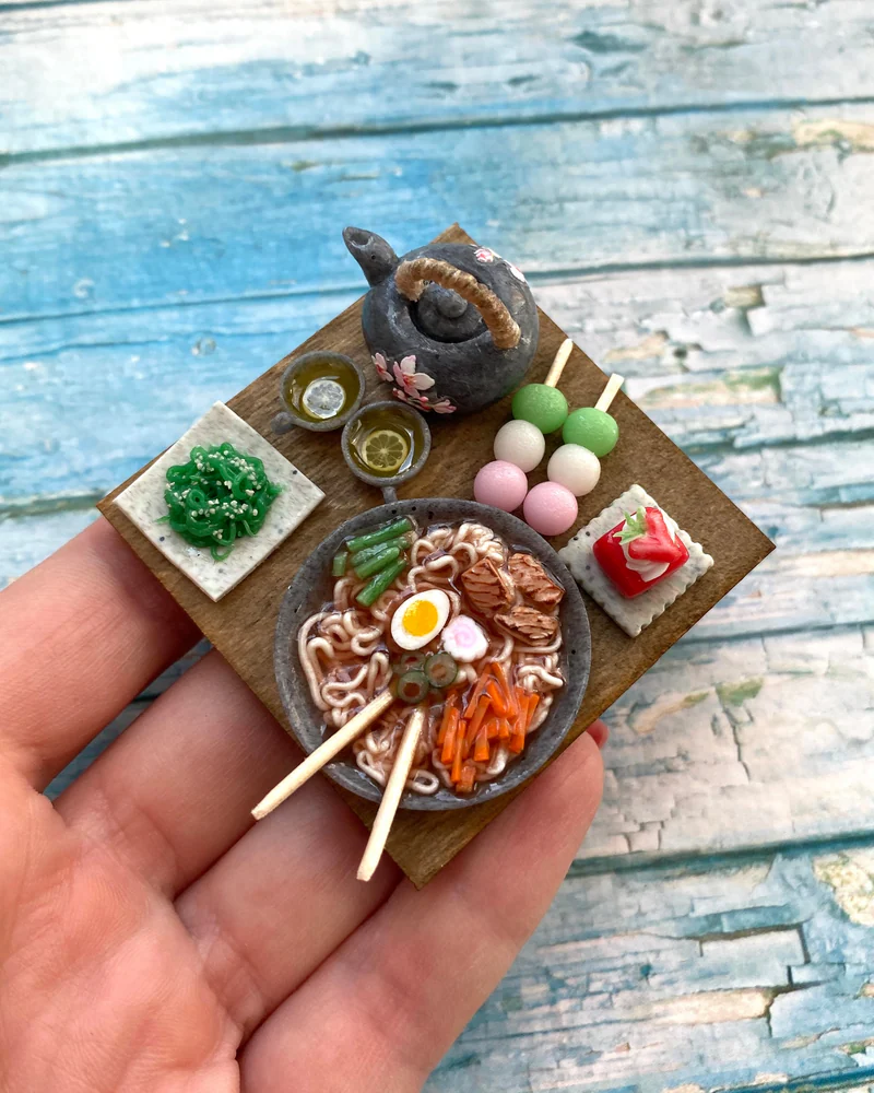 Кукольная Миниатюра «Азиатская еда 🥣»