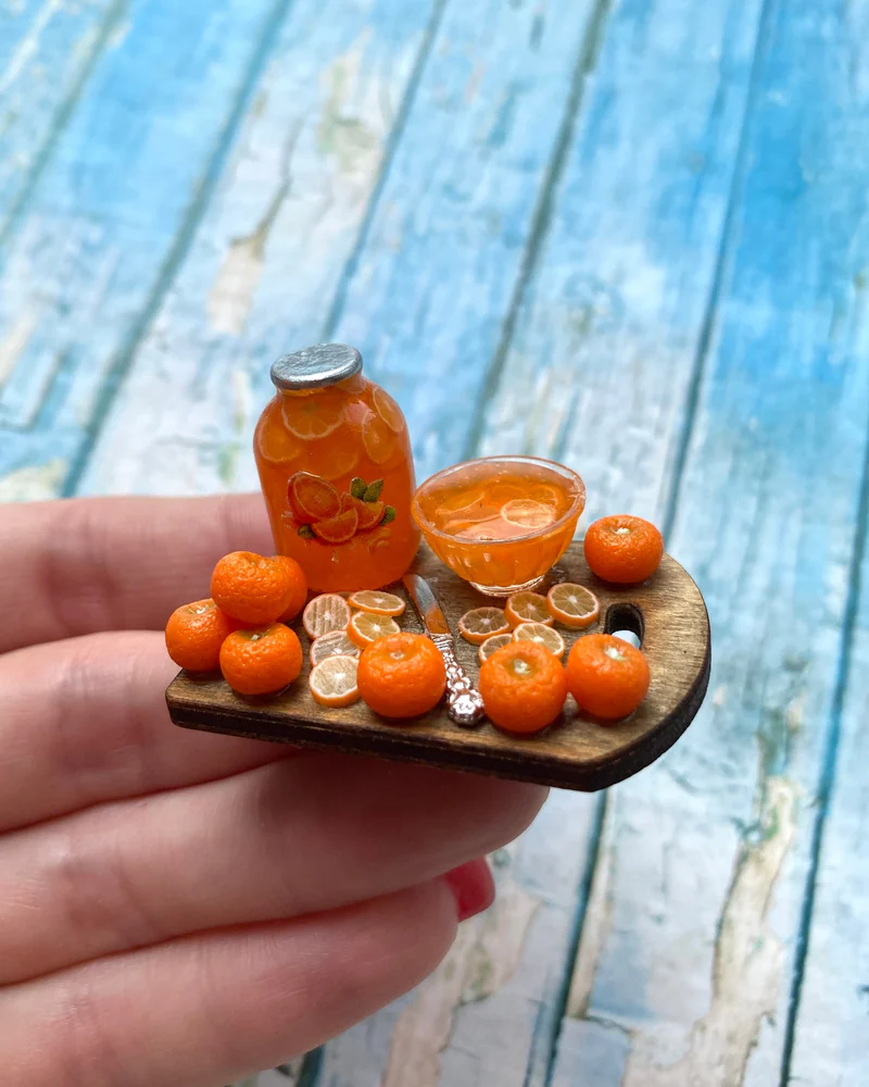 Кукольная Миниатюра «Апельсиновый джем 🍊»