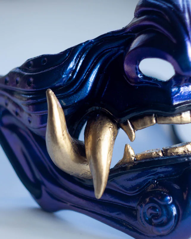 Копия товара Японская полу-маска демона Они (Oni japan mask)