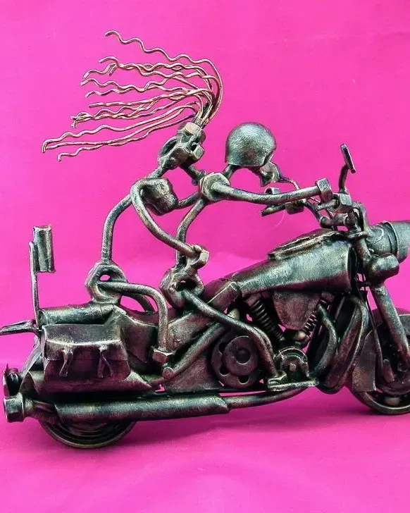 Влюбленные на байке Honda VTX 1800 — Основной