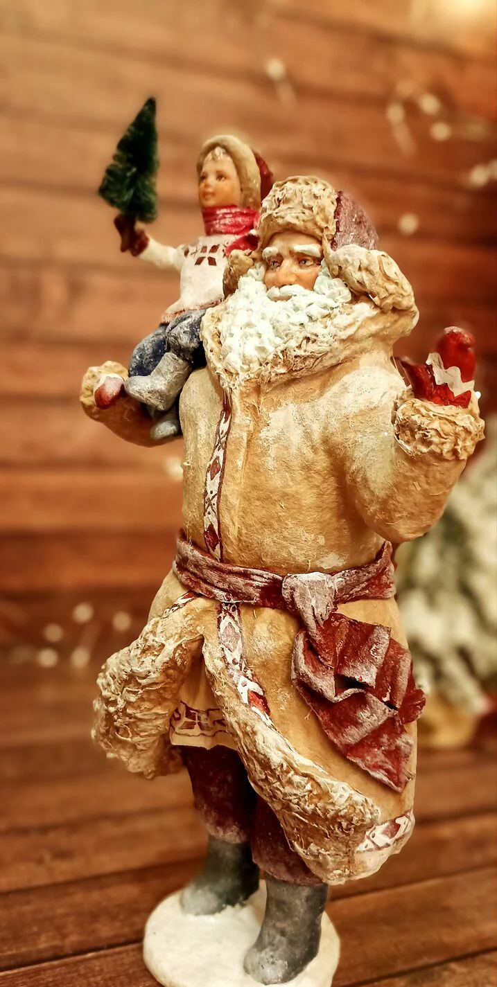 Дед Мороз и мальчик-Январчик