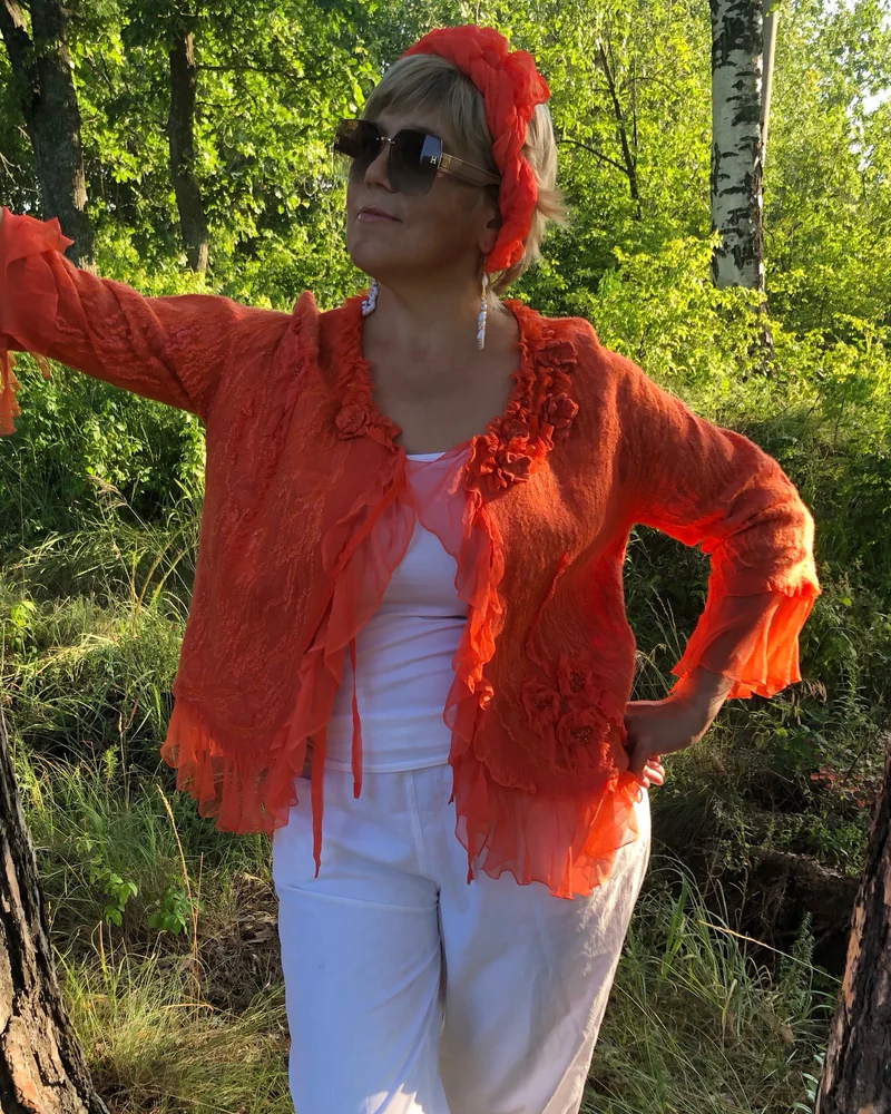 Жакет валяный Boho