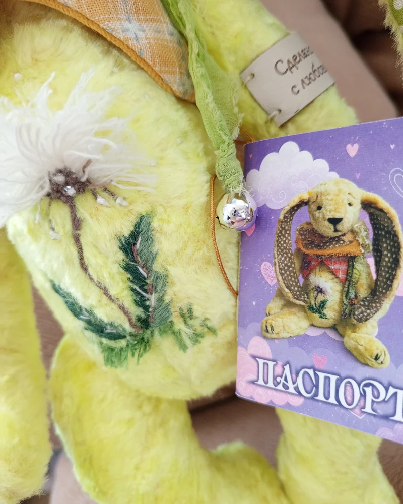 Тедди зайка Лучик