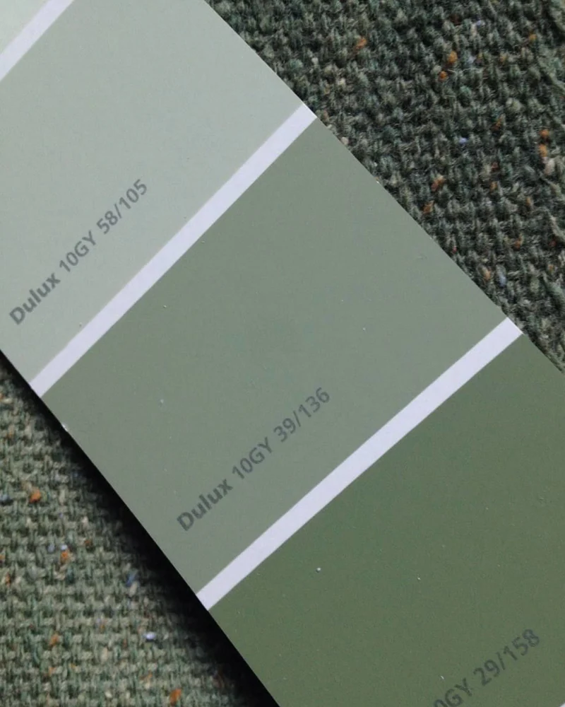 Шарф Olive&Copper, шерсть и шёлк, оливковый — Основной