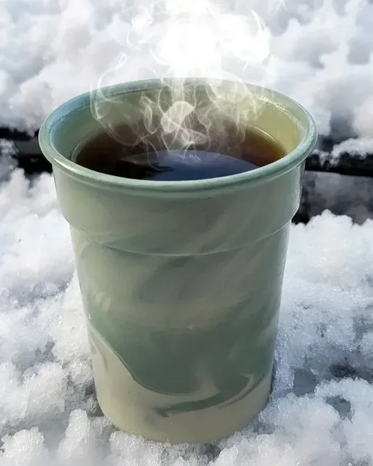 Фарфоровые стаканы для кофе, пара