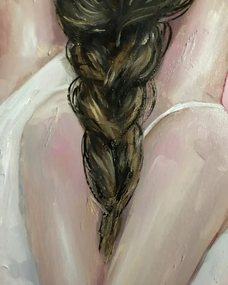 Сёстры. Картина маслом 40×60 см — 40×60 см