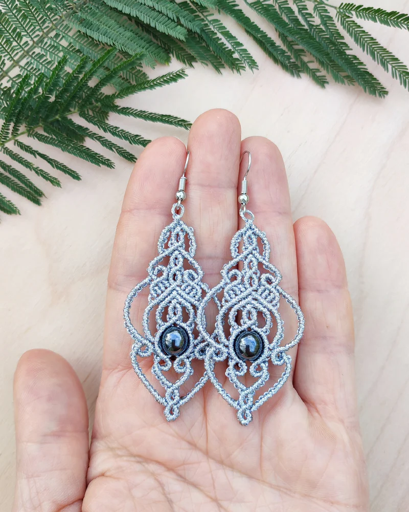 Серебристые серьги Винтаж