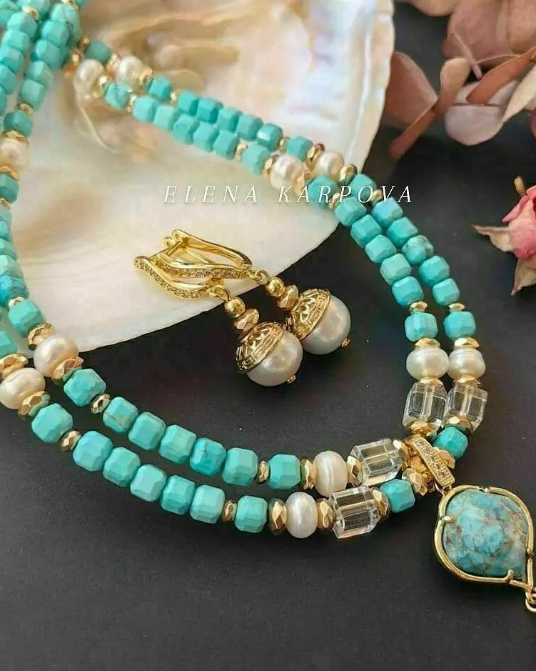 Серьги с жемчугом барокко